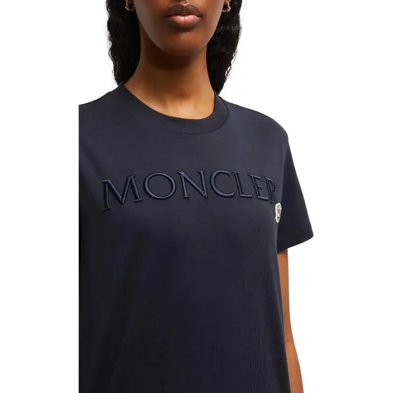 Moncler Logo Patch Crewneck T Shirt-3