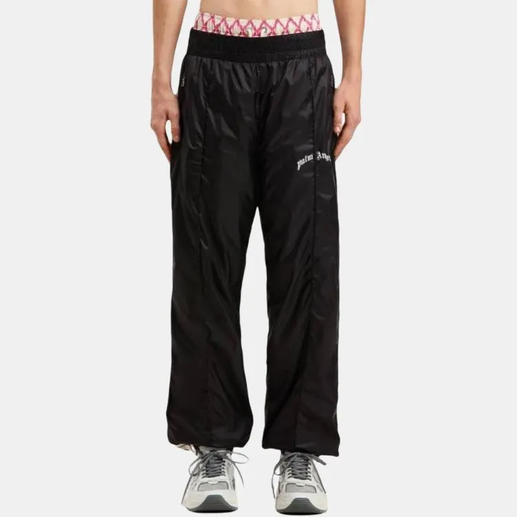 PALM ANGELS Curved logo Track Pants-2