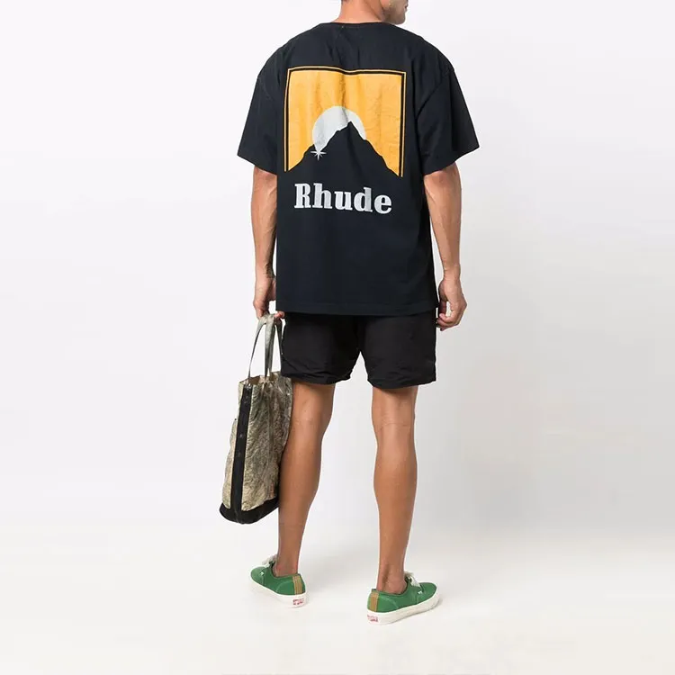 RHUDE Mountain Logo Tee-4