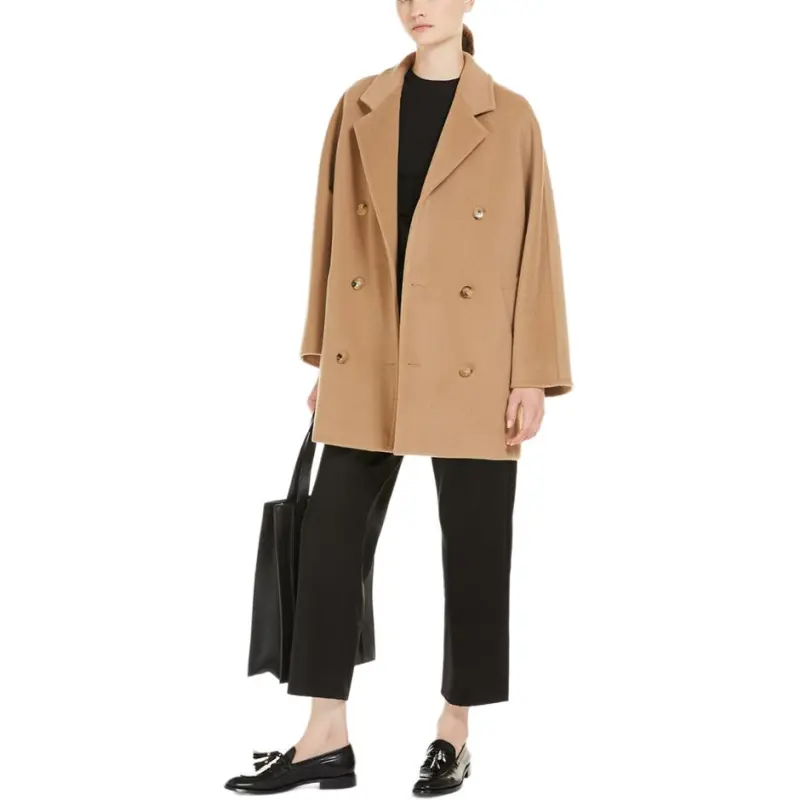 MaxMara Double Breasted Long Sleeved Coat-1