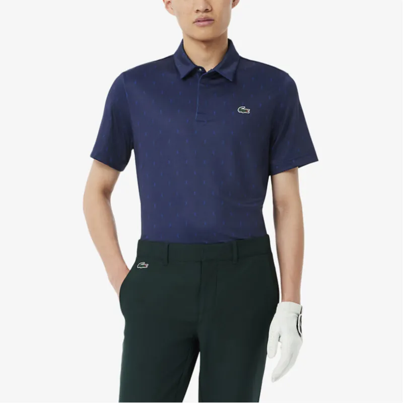 LACOSTE Polo Shirt Men's Marine Blue/Blue-1