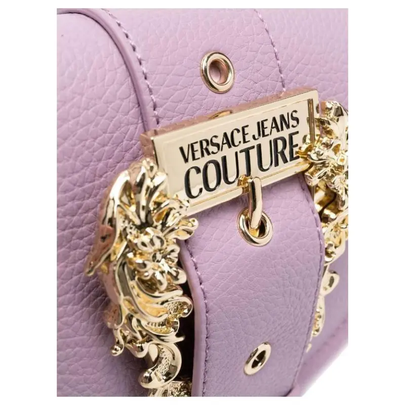 VERSACE JEANS COUTURE Polyurethane Handbag, Shoulder Bag, Crossbody Bag Women's Light Purple-3