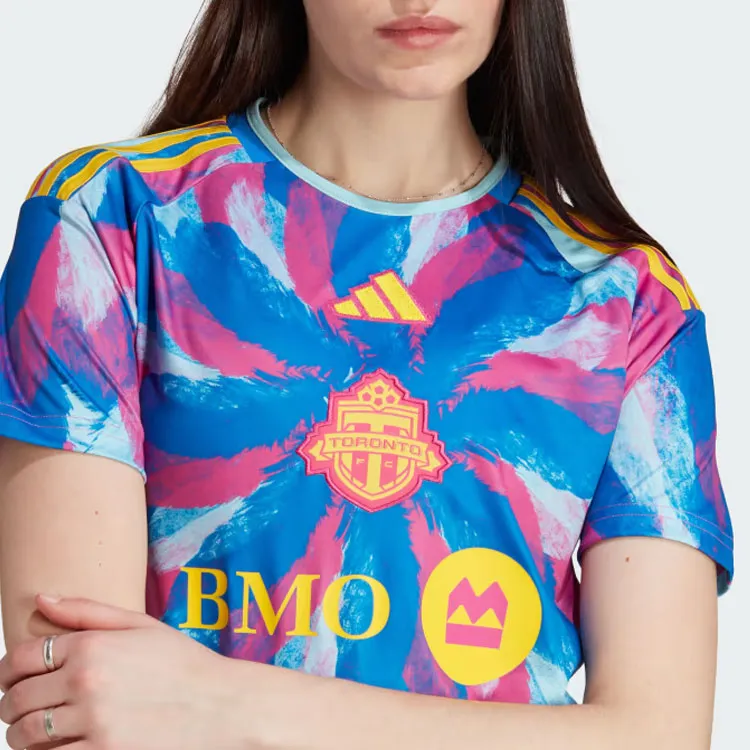 Adidas Toronto FC Soccer Jerseys Women's Pink/Blue-6