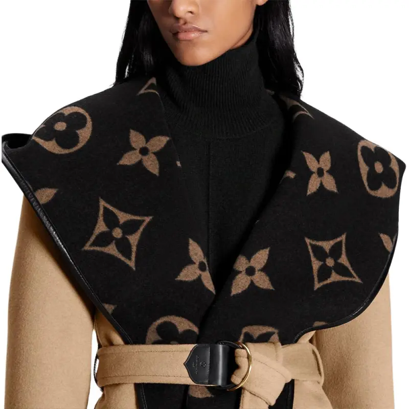 LOUIS VUITTON Coat Women's Brown-5