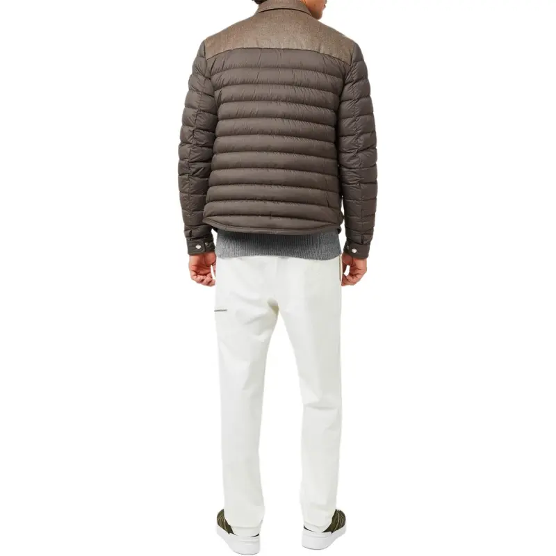 Moncler Down Jackets Men Brown-4
