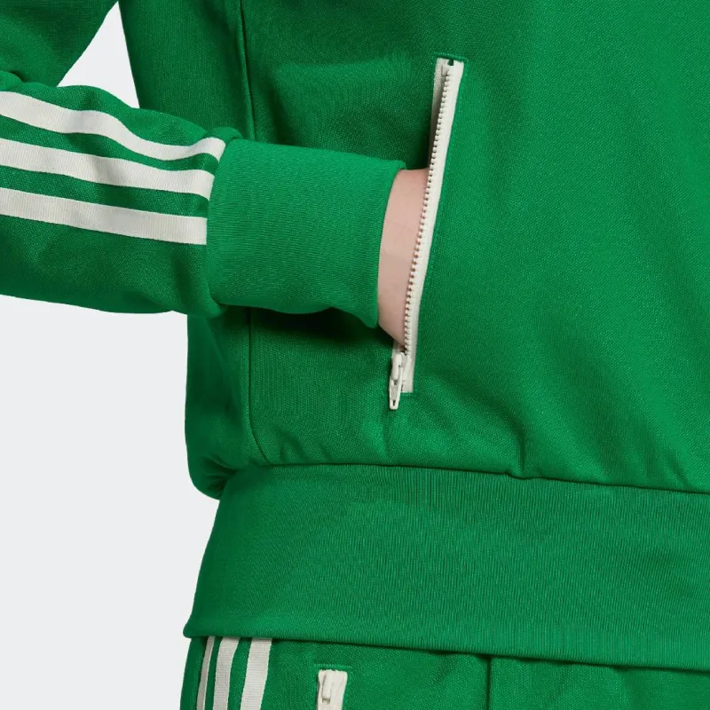 Adidas Originals X Quarter Zip Track Jacket Jolly Green/Cream-4