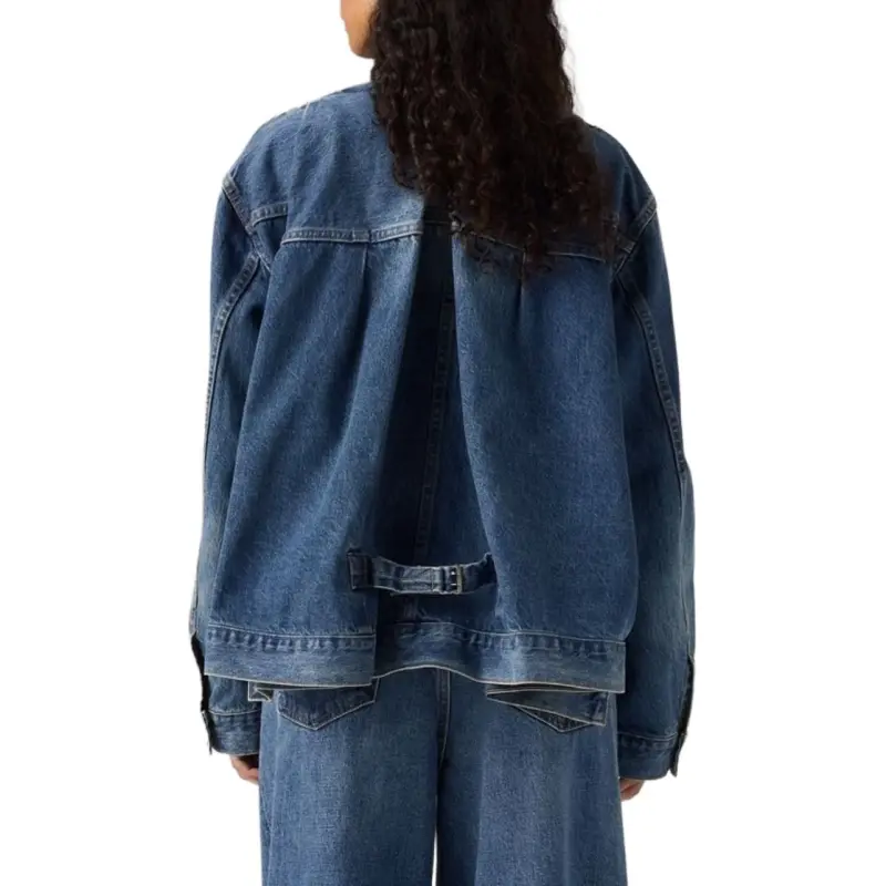 Sacai X Levis Jackets Women's Blue-4