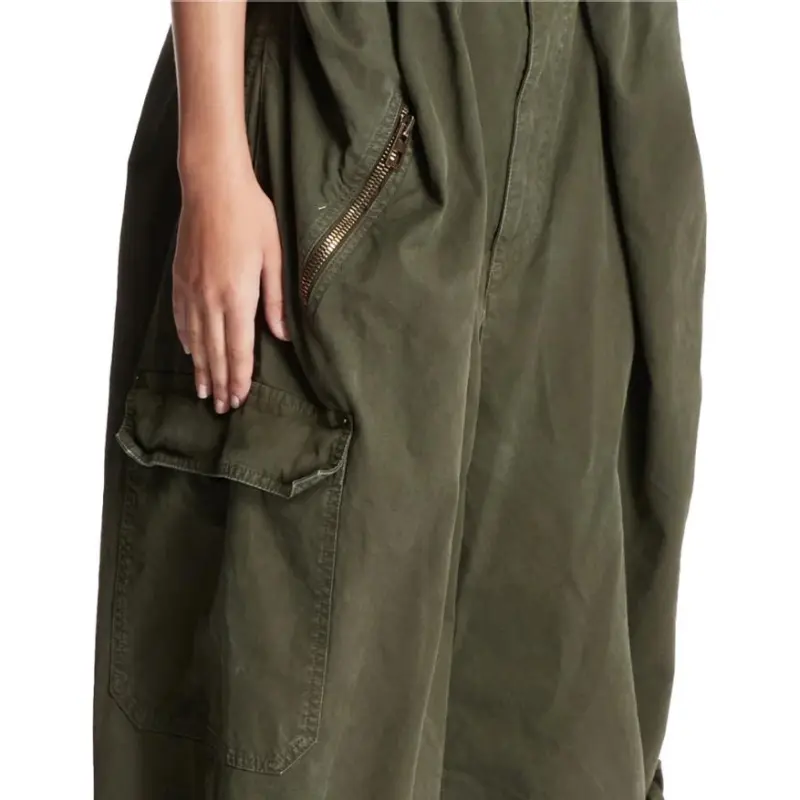 LOEWE Balloon Cargo Trousers 'Deep Olive'-5