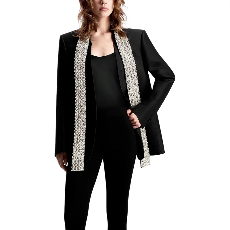 LOUIS VUITTON Business Suit Coat Women's Black-3