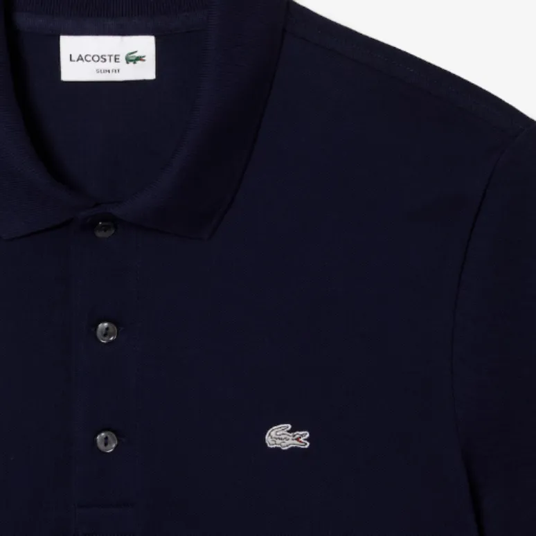 LACOSTE Polo Shirt Men's Navy Blue-3