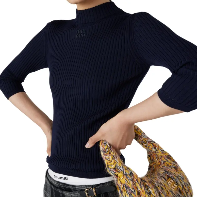 MIU MIU Sweaters Women's Navy-3