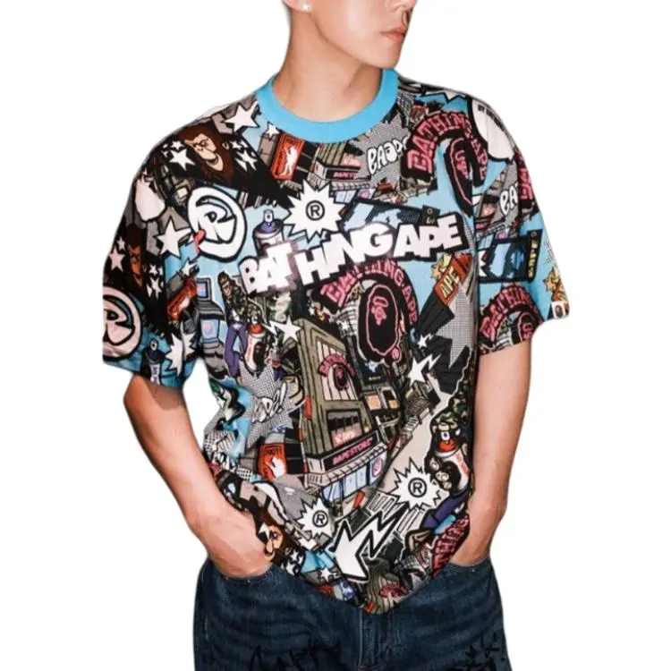 Bape Comic Art Relaxed Fit Tee-3