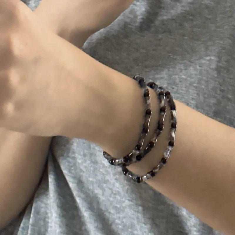 Mù Shàng Yún Yě Colored Glaze Bracelets Unisex-3