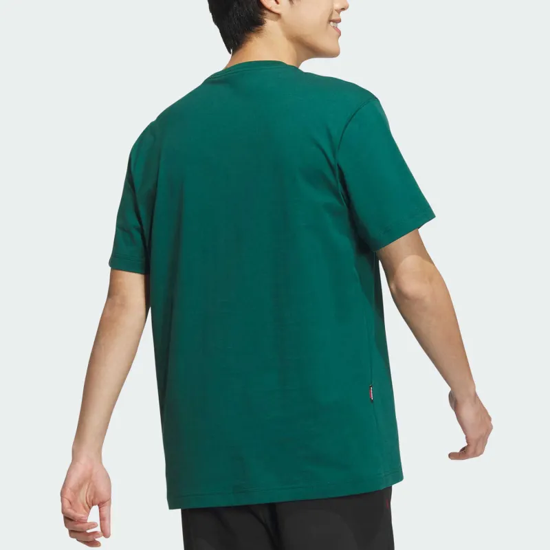 Adidas T Shirts Unisex Green-3