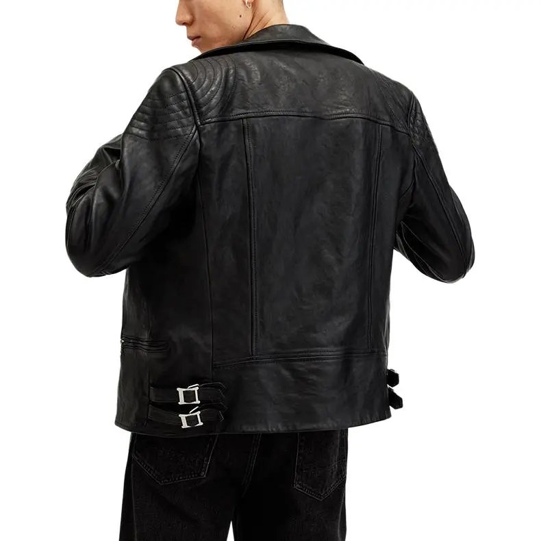 ALLSAINTS Leather Jacket Men's Black-1