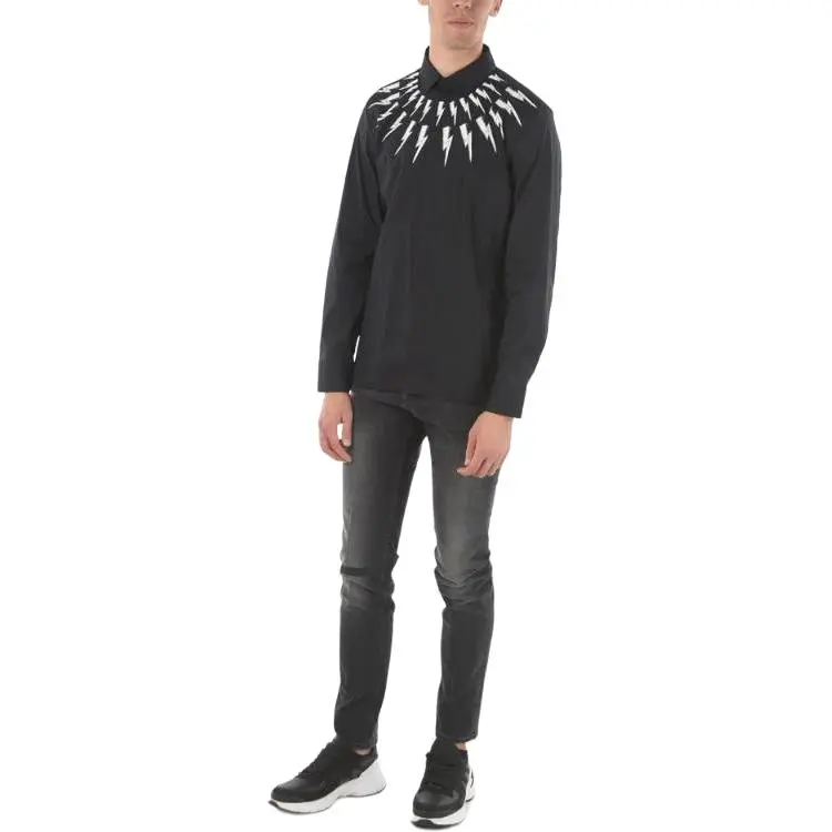 Neil Barrett Shirts Men Black-2
