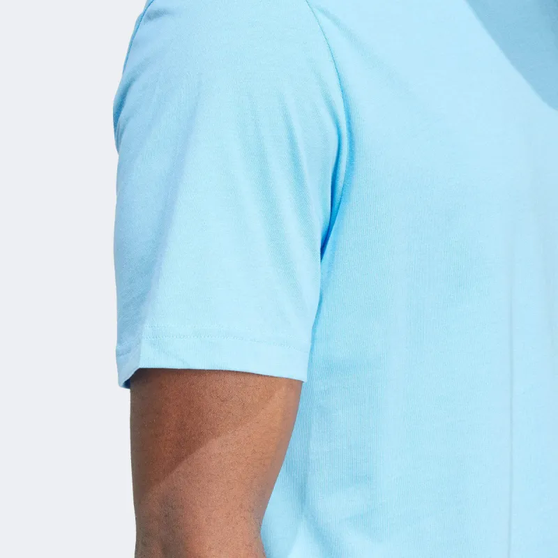 Adidas T Shirts Men Blue-5