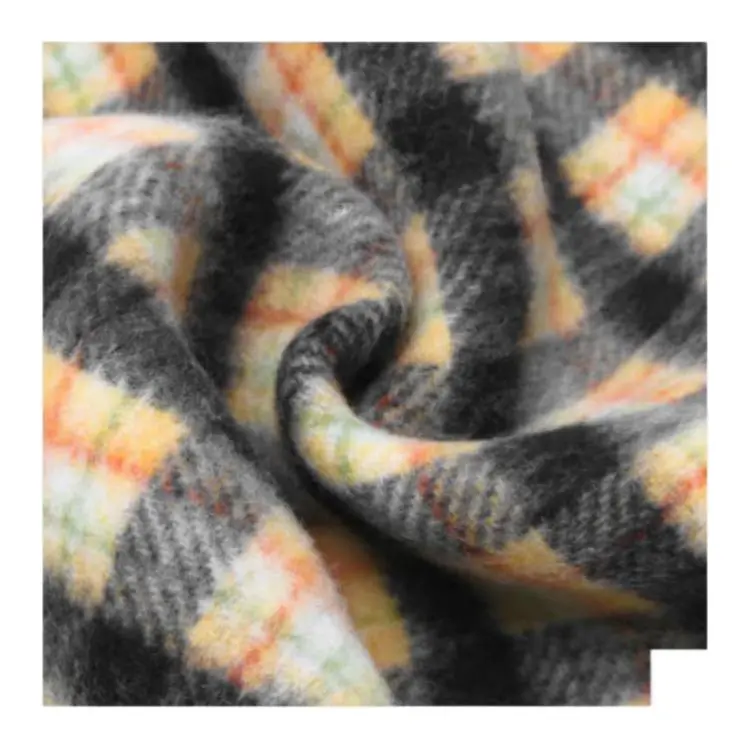 GUCCI Wool Knit Scarves Unisex Black-10