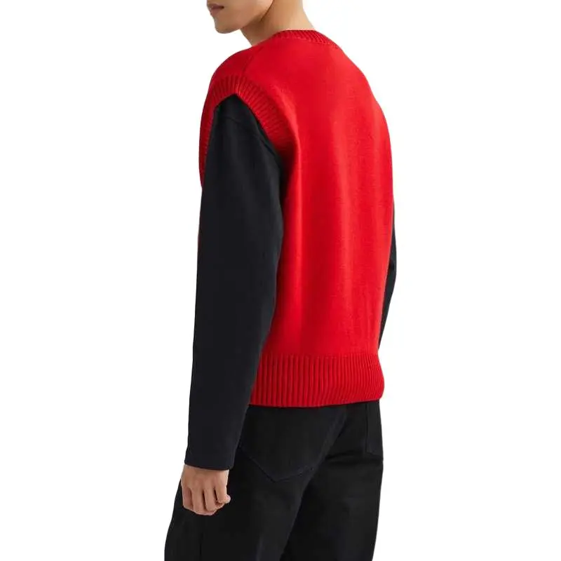 AMIPARIS Logo intarsia Knitted Vest-2