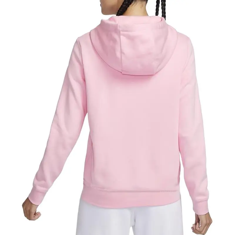 Nike Sportswear Club Fleece Women's Full-Zip Hoodie Pink-1