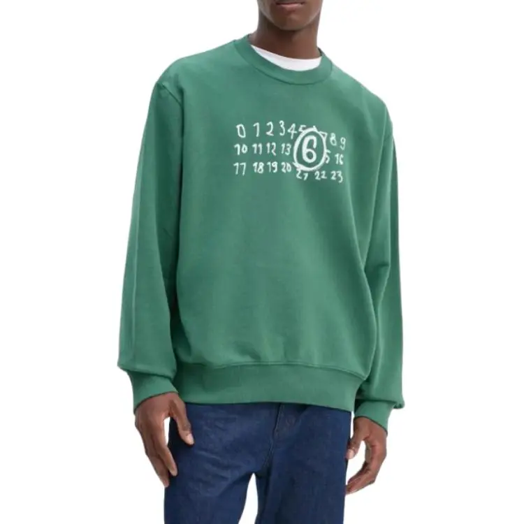 MM6 Maison Margiela Sweatshirt Men's Green-2