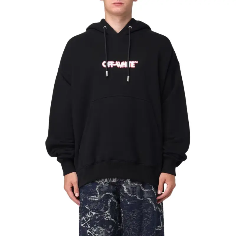OFF WHITE Round logo Hoodie-1