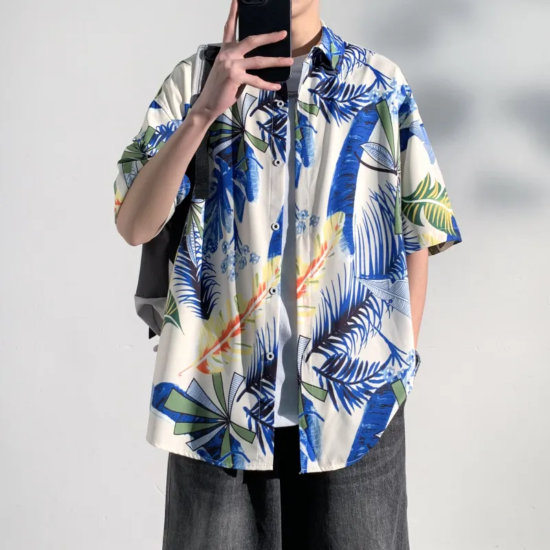 F.I.W FANGIWEN Floral Shirt Unisex-4