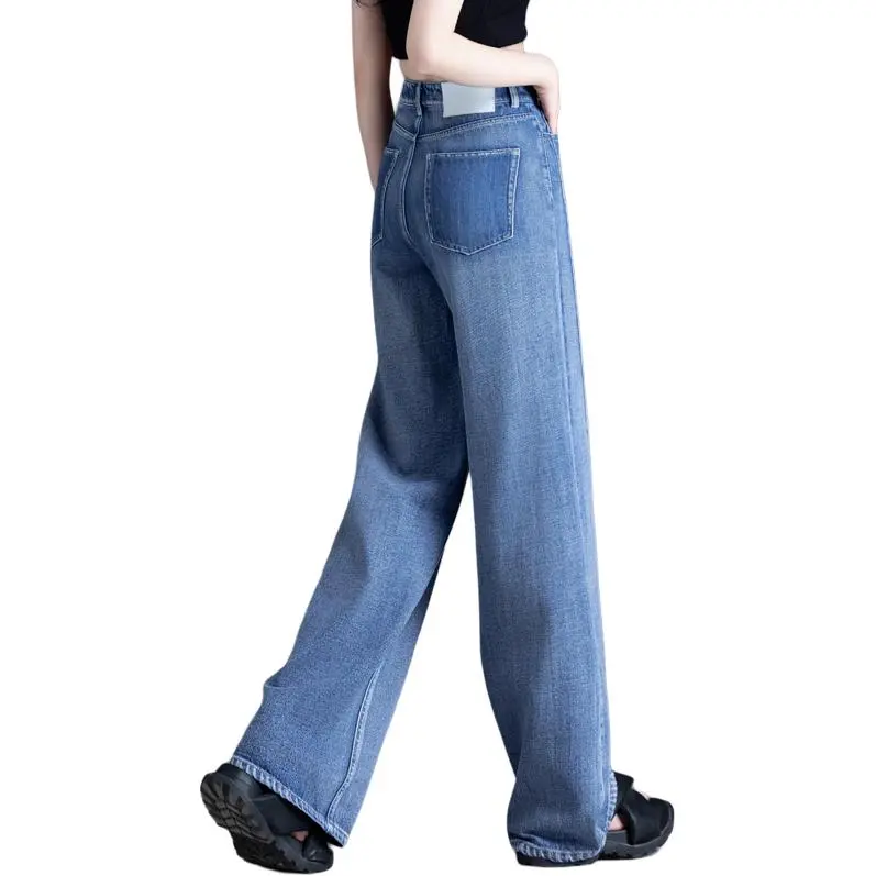 You Cow Me Pants Jeans Women's Sand Wash Blue-6