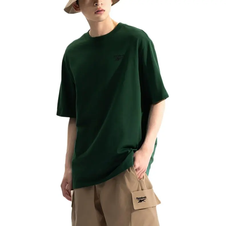 Reebok T Shirt Unisex Dark Green-3