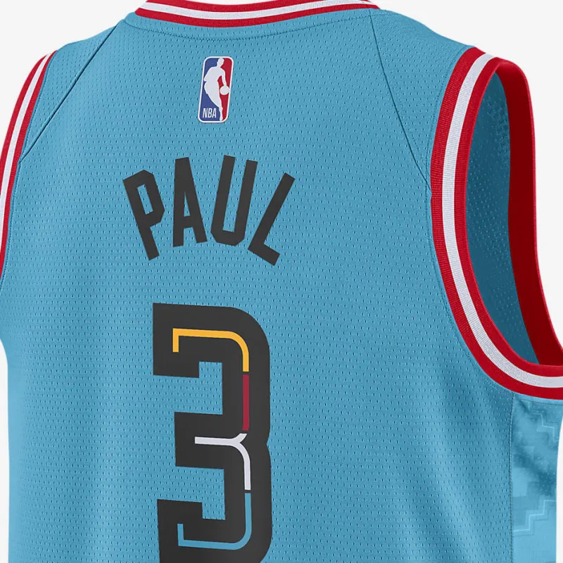 Nba X Nike Basketball Jerseys Unisex Blue-3