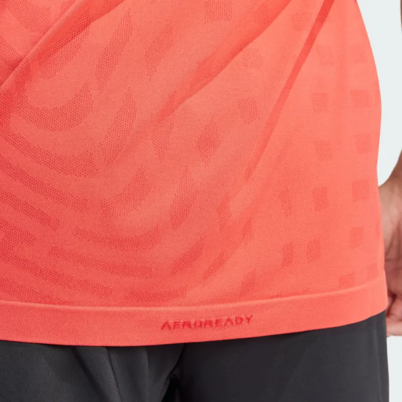 Adidas T Shirts Men Orange-4
