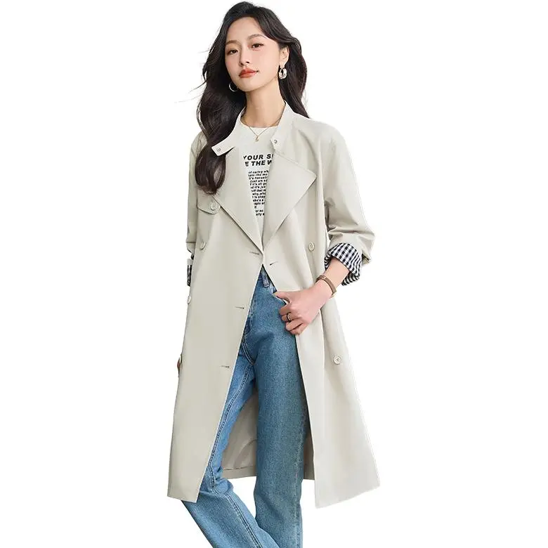 Yi Mengyuan Trench Coat Women's-0