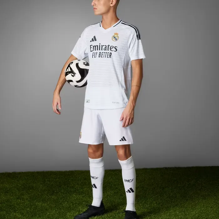 Adidas Free Shipping With AdiClub Real Madrid 24/25 Home Authentic Jersey-4