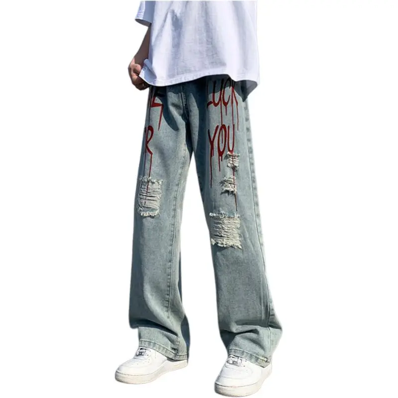 Concubine Zhu Jeans Men Blue-5
