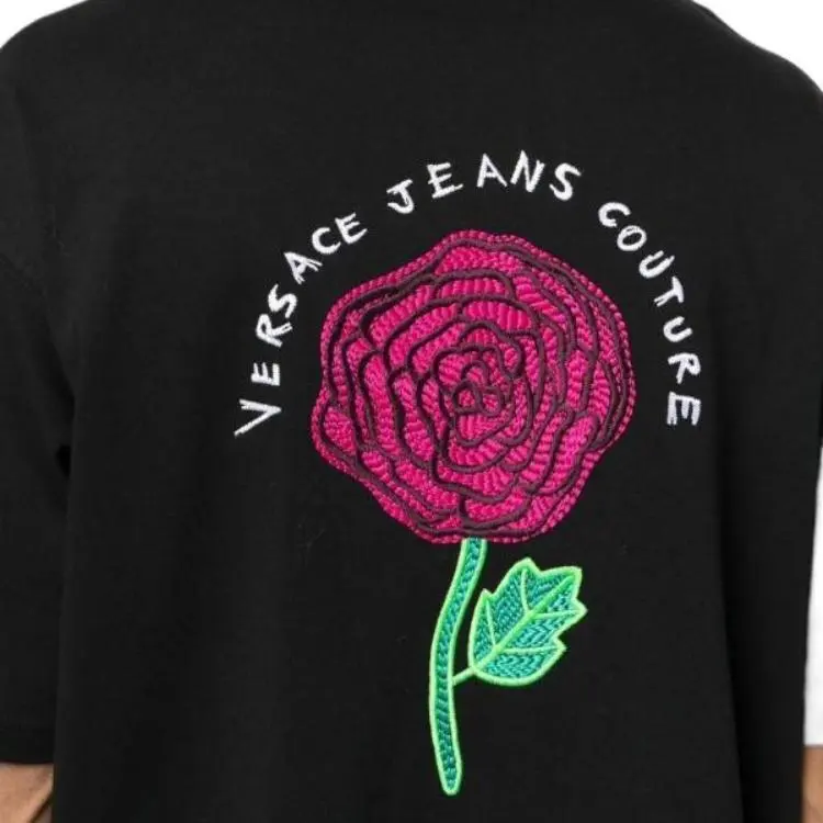 VERSACE JEANS SS23 T Shirt Men's Black-5