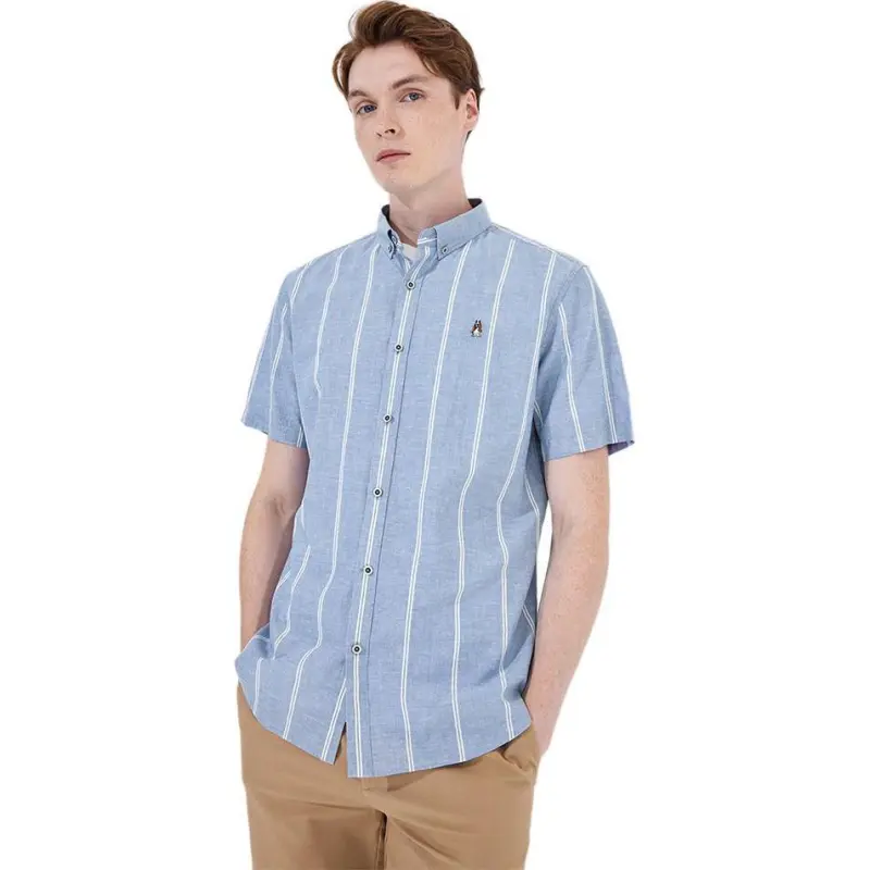 Hush Puppies Shirt Men's Light Blue-3