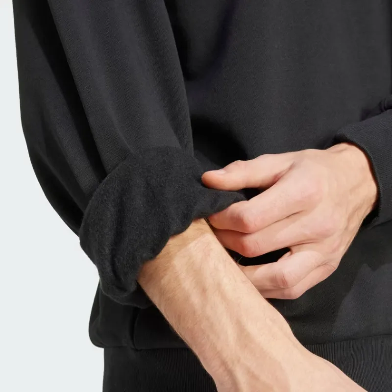 Adidas All Szn Fleece Quarter Zip Crew Sweatshirt-4