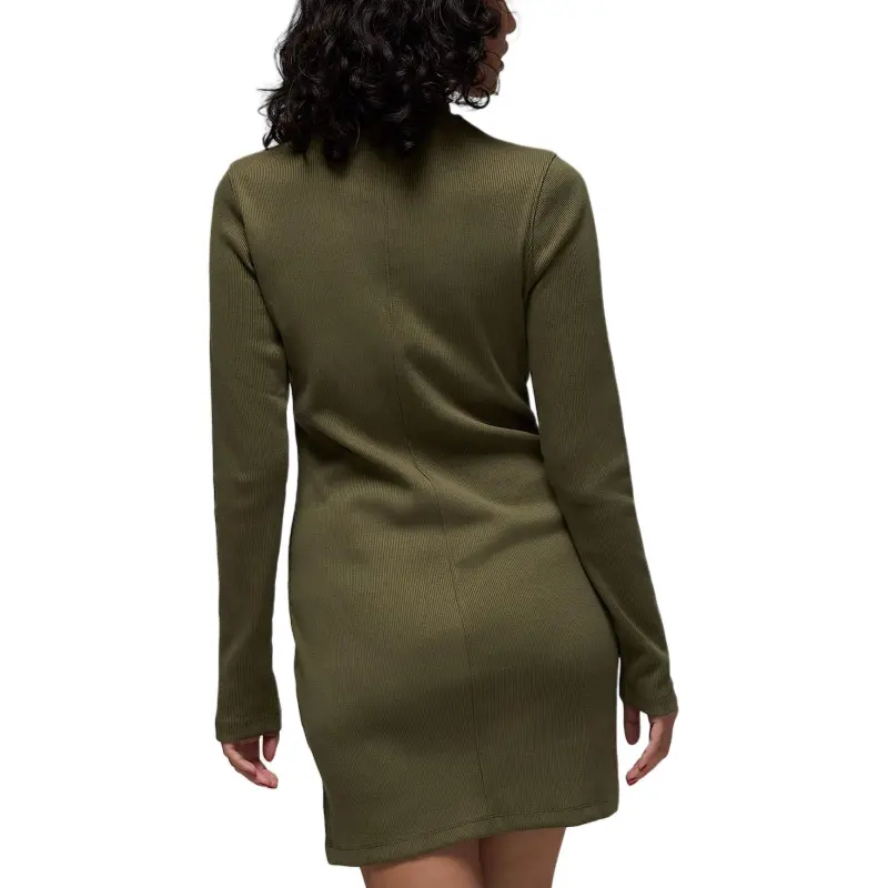 JORDAN Women's 1/2 Zip Long Sleeve Knit Dress-1