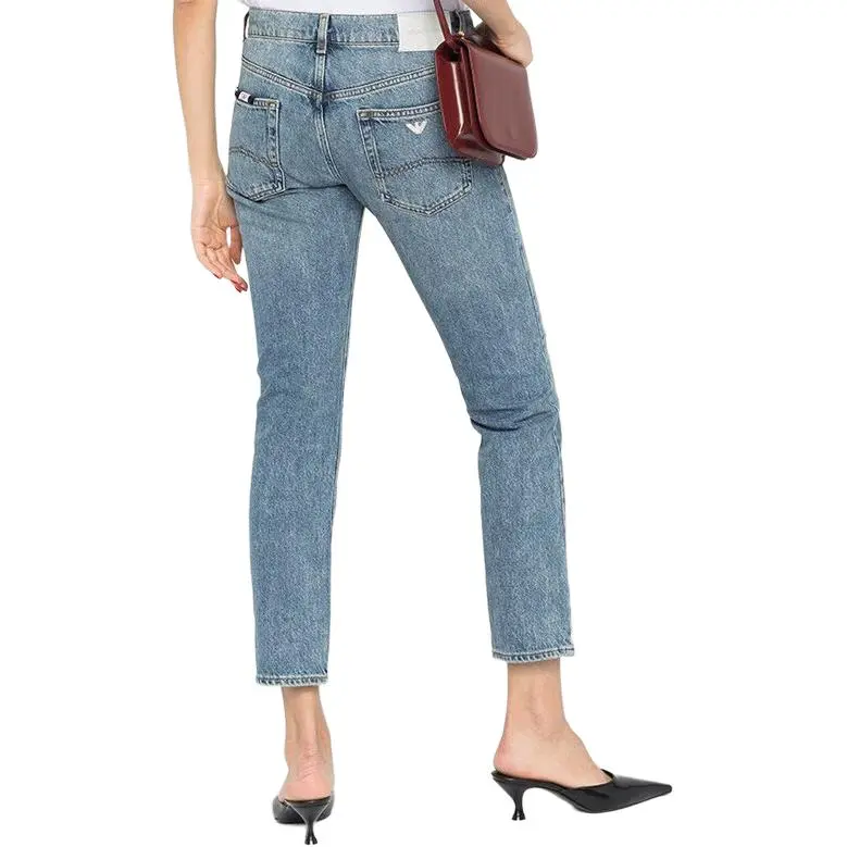 EMPORIO ARMANI FW22 Jeans Women's Blue-3