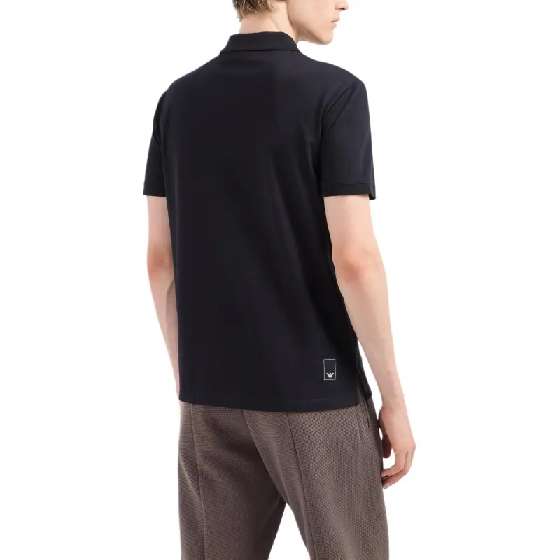 EMPORIO ARMANI Travel Essentials Piqué Polo Shirt-3