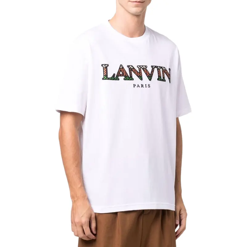 Lanvin Logo Crew neck T shirt-3