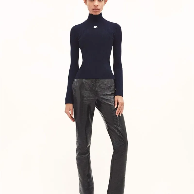 COURREGES High Neck Knitted Jumper-1