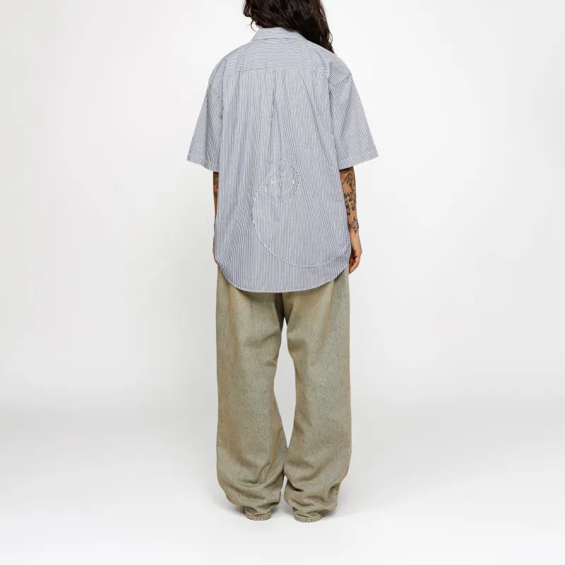 Stussy Boxy S/S Stripe 8 Ball Shirt-5
