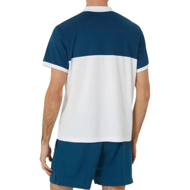 Asics Polo Shirts Men Blue-1