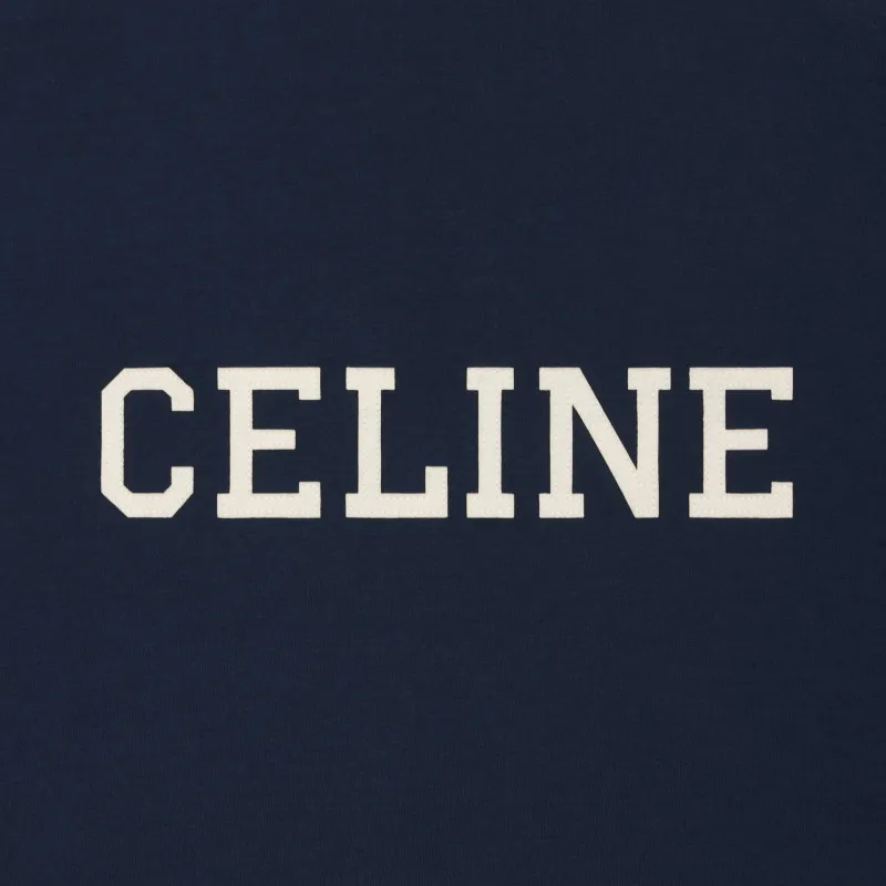 CELINE T Shirt Men's Marine Blue-6