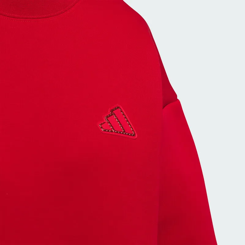 Adidas Sweatshirt Women's Energy Red-4