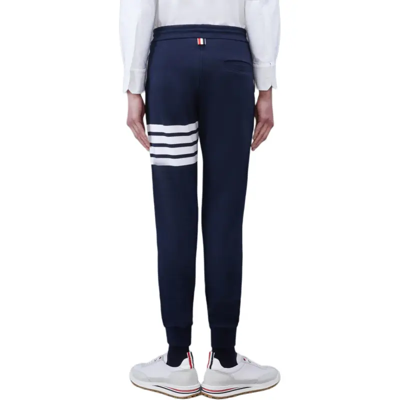 THOM BROWNE· Knitted Sweatpants Men's Blue-1