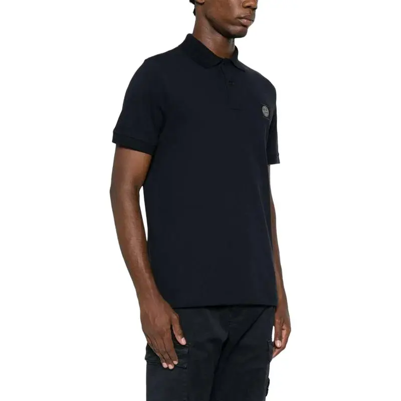 STONE ISLAND Logo Patch Polo Shirt-2