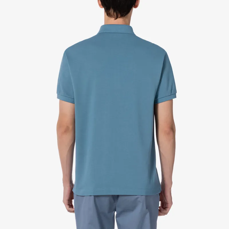 LACOSTE Polo Shirt Men's Steel Blue-2