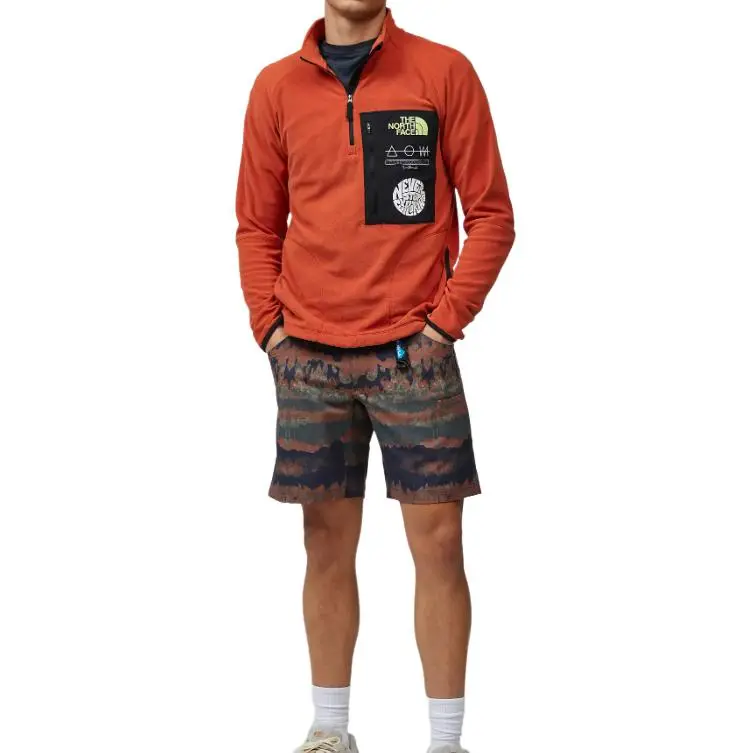 THE NORTH FACE Sweatshirts Men Orange-3